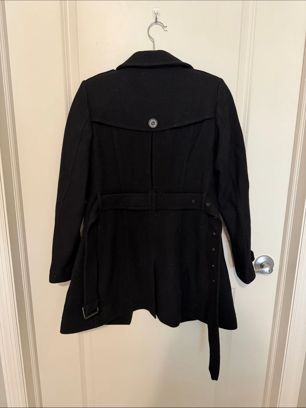 Burberry Brit Double Breast Wool Coat - Picture 4 of 8
